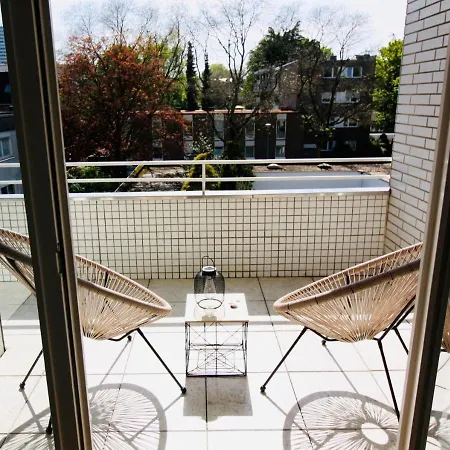 Mit Balkon - Netflix - Nahe Messe Duesseldorf شقة *